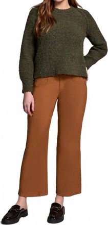 Tribal Long Sleeve Crew Neck Sweater In Ivy