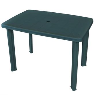 vidaXL Mesa De Jard&iacute;n De Pl&aacute;stico Verde 101x68x72 Cm Vidaxl
