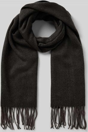 Barts Schal mit Ausfransungen in Black, Größe 1