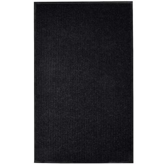 vidaXL Felpudo De Pvc Negro 117x220 Cm Vidaxl