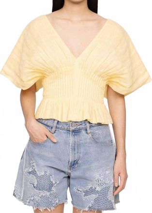Sea New York Zora Top In Butter
