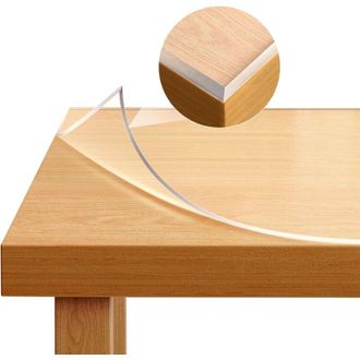 Woltu Mantel Transparente Impermeable Moderno De Pl&aacute;stico Pvc, Rectangular, 90 X 140 Cm - Woltu