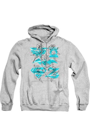 Gildan DC Comics Superhero Girls Line Art Group Adult Pull Over Hoodie / Hooded Sweatshirt