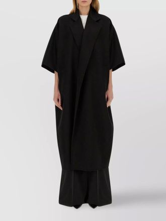 Max Mara long oversize cape coat pockets