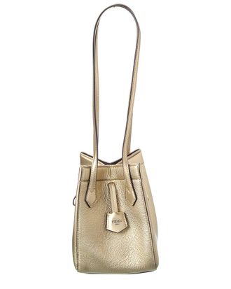 Fendi Fendi Origami Mini Leather Shoulder Bag