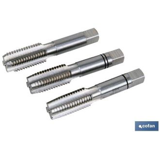 cofan Set 2 Machos Manuales - M20 X 1.50 Mm, Juegos De Machos Manuales (2 - 3 Piezas) Pasos: M&eacute;trico- Withworth - Gas - Bsf - Bsp - Unc - Unf, Sae - Bspt - 