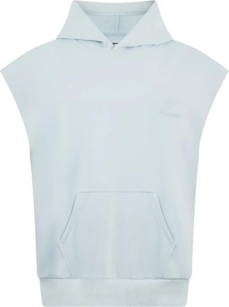Plein Sport Pique Hoodie Vest Icon - Heren - Sportshirts - Blauw - S - Polyester - Fitness