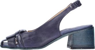J.P. David Schoenen, Dames, Blauw, 41 EU, Leer, Met Hakken Pumps
