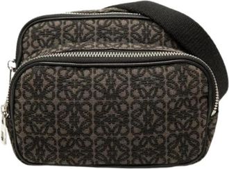 Loewe Pre-owned Crossbody Bag - Dames - Vintage Schoudertas - Bruin - ONE Size - Leer - Vintage