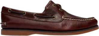 Timberland Classic 2-Eye Boat Shoe - Heren - Bootschoenen - Bruin - 42 EU - Leer - Schoenen