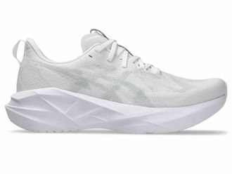 Asics Mens Novablast 5 Running Shoes In White/piedmont Grey