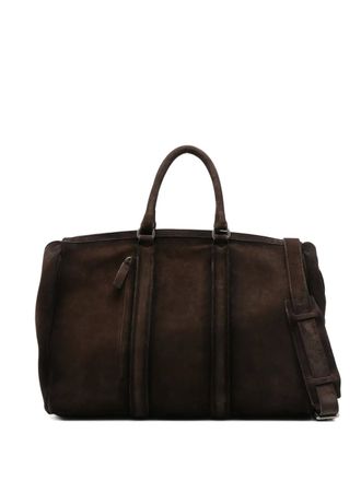 Officine Creative suede travel bag - unisex - Suede - OS - Brown