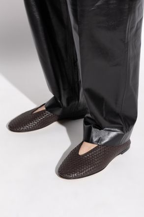 Bottega Veneta Ballet Flats Rosa, Womens, Brown