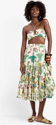 Trina Turk Marisalle Flamingo Fizz Voile Top at Nordstrom, Size Xx-Large