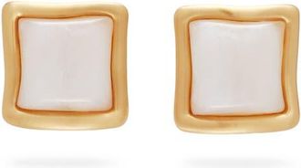 Cult Gaia Suni Stud Earrings in Pearl at Nordstrom