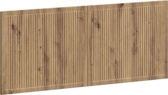 vidaXL Cabecero Montada En La Pared Ede Roble Artisan Vidaxl
