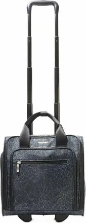 Baggallini 2 Wheel Underseater Carry-On Suitcase in Midnight Blossom at Nordstrom