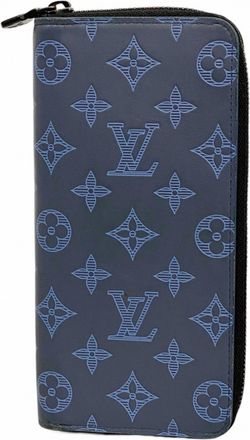 Louis Vuitton Navy Long Wallet (Bi-Fold) (Pre-Owned)