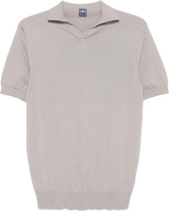 Fedeli T-shirt van biologisch katoen - Grijs