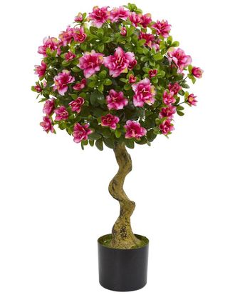 Nearly Natural 3Ft Azalea Artificial Topiary Tree