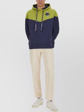 Etro cotton regular-fit logo hoodie