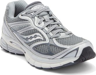 Saucony Gender Inclusive ProGrid Guide 7 Sneaker in Grey/Silver at Nordstrom, Size 7.5 Womens