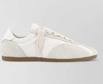 Represent leather chunky-sole lace-up sneakers