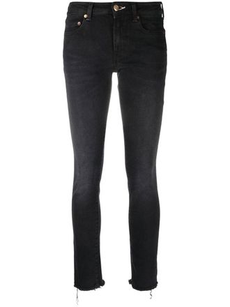 Washington Dee-Cee organic-cotton skinny jeans - women - Organic Cotton/Recycled Spandex - 26 - Black