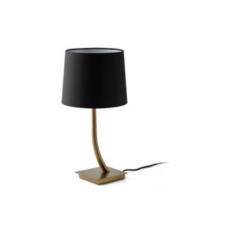 Faro Barcelona Rem L&aacute;mpara Sobremesa Bronce/negra 29685-06