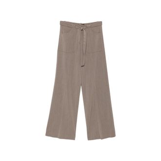 Seafarer Belted Wide-leg Trousers