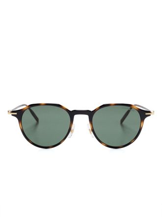 Montblanc tortoiseshell-effect sunglasses - men - Acetate - 49 - Brown