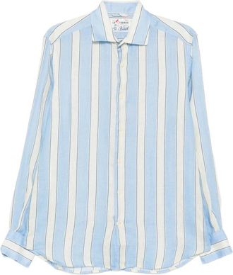 MC2 Saint Barth Pamplona Shirt - Heren - Casual Overhemden - Veelkleurig - 2XL - Linnen - Overhemden