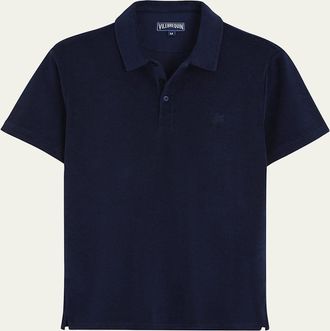 Vilebrequin Mens Organic Terry Polo Shirt