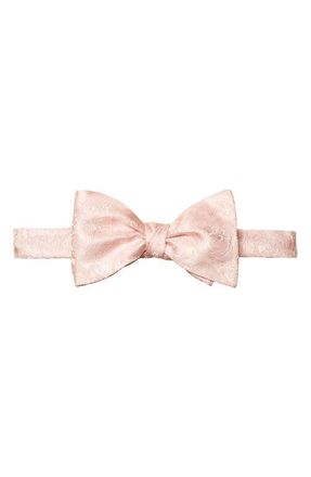 Eton Pink Paisley Silk Bow Tie in Medium Pink at Nordstrom