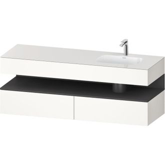 Duravit Qatego Lavabo Encastrado Con Base De Lavabo Consola, - Duravit