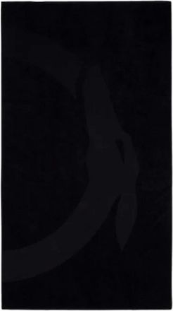Trussardi Strandtowel voor Volwassenen - unisex - Handdoeken - Zwart - ONE Size - Katoen - Home