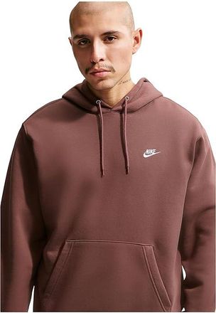 Nike Club Fleece Pullover Hoodie Mens Clothing Tattoo/Tattoo/White : 2XL, Cotton/Polyester