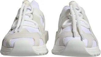 Dolce & Gabbana White Mesh Sorrento Trekking Sneakers Womens Shoes (Pre-Owned)