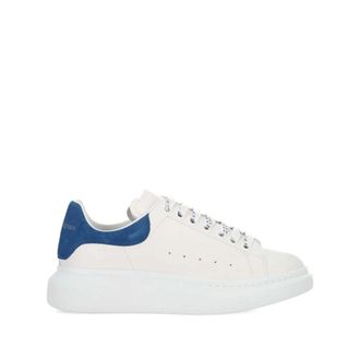 Alexander McQueen Sneakers, male, White, 10 UK, White Silk Nylon Trainers