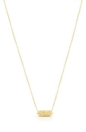 Sphera Milano Cubic Zirconia Snake Pendant Necklace in Gold at Nordstrom Rack