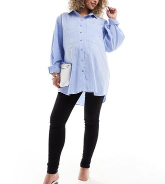 Only ONLY Maternity Royal skinny jeans in black