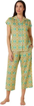 The Cats Pajamas Voile Capri Set in Selene at Nordstrom, Size X-Small