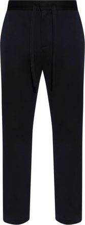 Dolce & Gabbana Broek met zakken - Heren - Straight fit broeken - Blauw - M - Katoen - Broeken