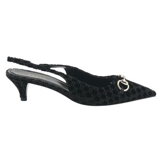 Gucci Schoenen, Dames, Zwart, 38 EU, Pumps