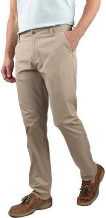 Tailor Vintage Straight Leg Stretch Cotton Blend Chino Pants in Stone at Nordstrom Rack, Size 32