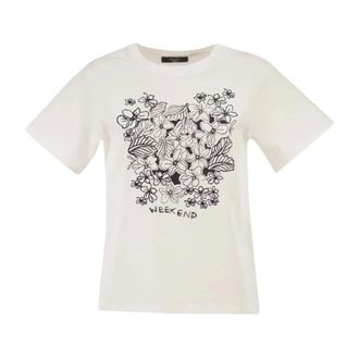 Max Mara T-Shirts, female, White, Size: XS Wkdbora T-shirt