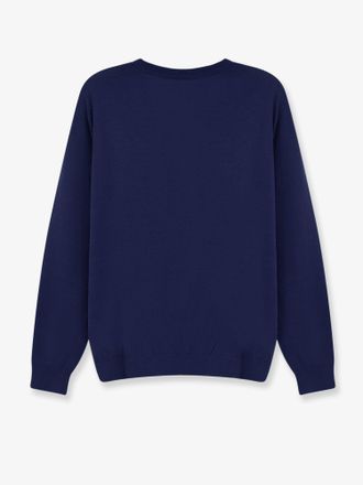 Aspesi Cotton-Silk-Linen Blend Sweater - Navy