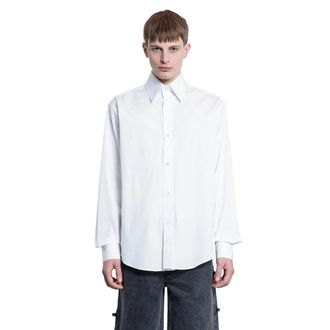 Alexander McQueen Skull Shirt in Cotton Poplin