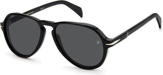 David Beckham DB 7079/S 807/IR Mens Sunglasses Black Size 55