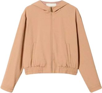 Twinset Dames, Jassen, Bruin, Maat: M Poliester